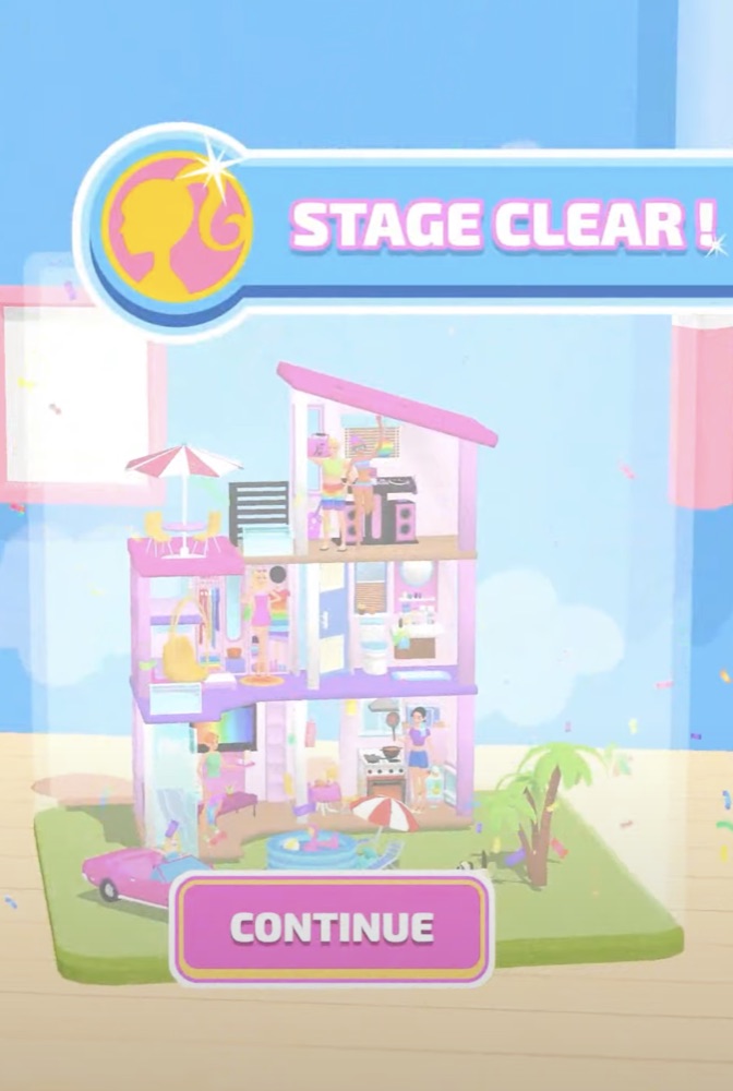 Doll House DIY 게임 화면